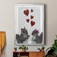 Squirrel Love - Modern Framed Canvas Print