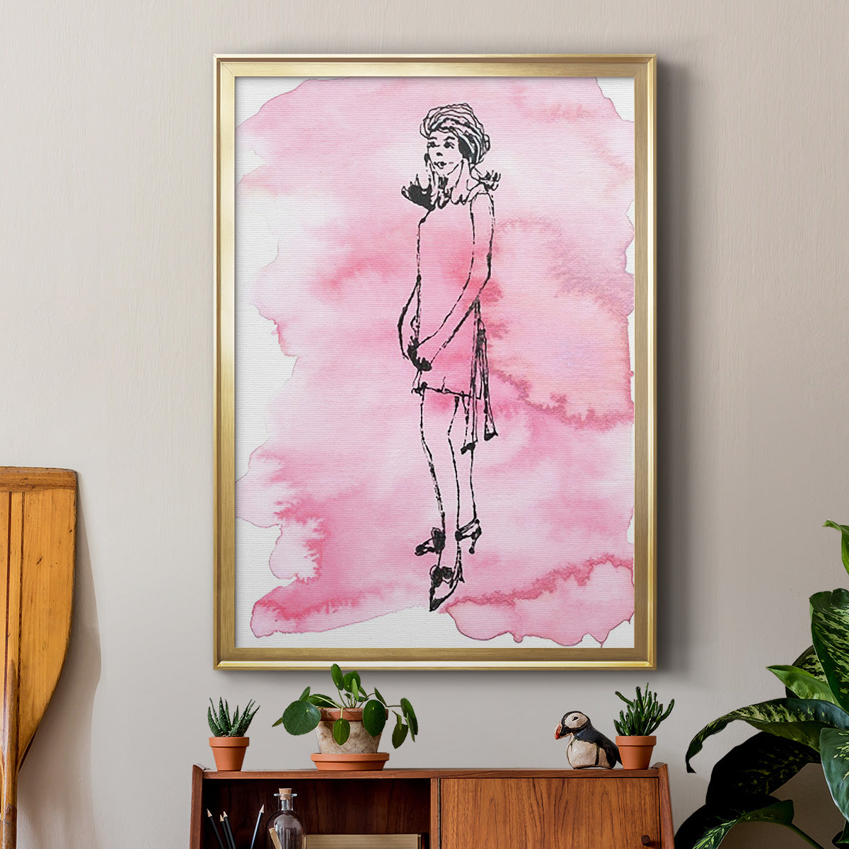 60's Fab II - Modern Framed Canvas Print