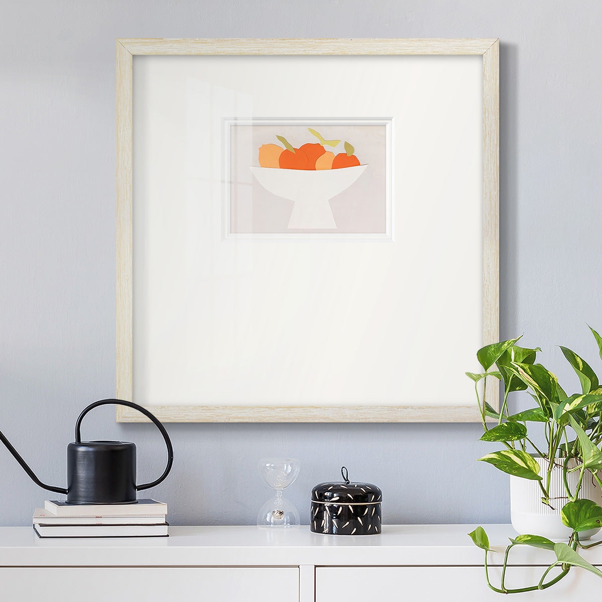 Sumo Citrus I Premium Framed Print Double Matboard