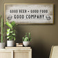 Good Company - Floater Framed Canvas Print