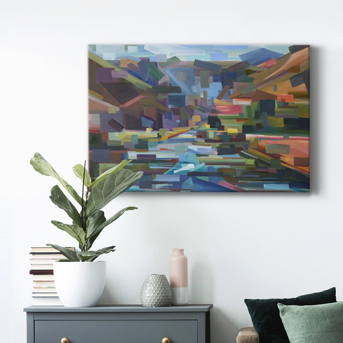 Pieces of Yakima Canyon - Canvas Art Print