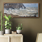 The Manneport, Étretat, Rough Sea, 1883 - Floater Framed Canvas Print