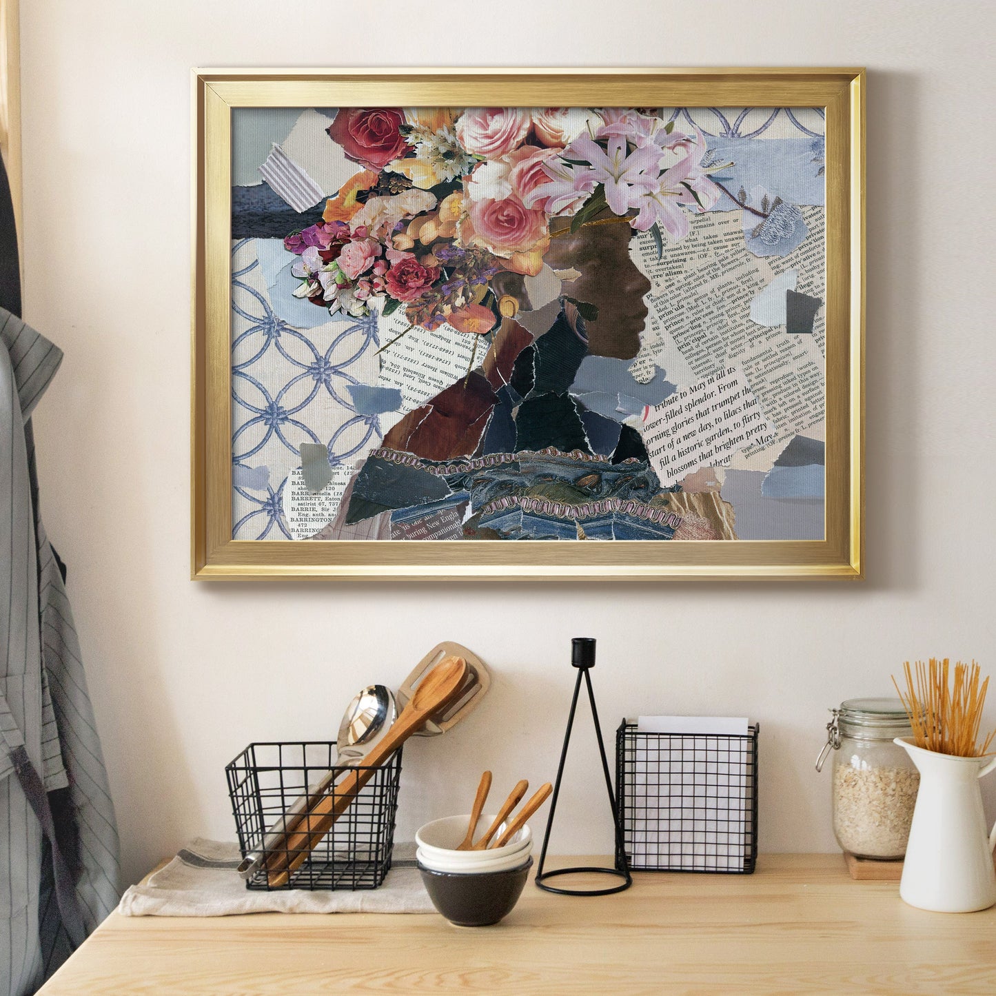 Contemplation I - Modern Framed Canvas Print