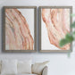 Rose Quartz I - Premium Framed Canvas 2 Piece Set - Ready to Hang