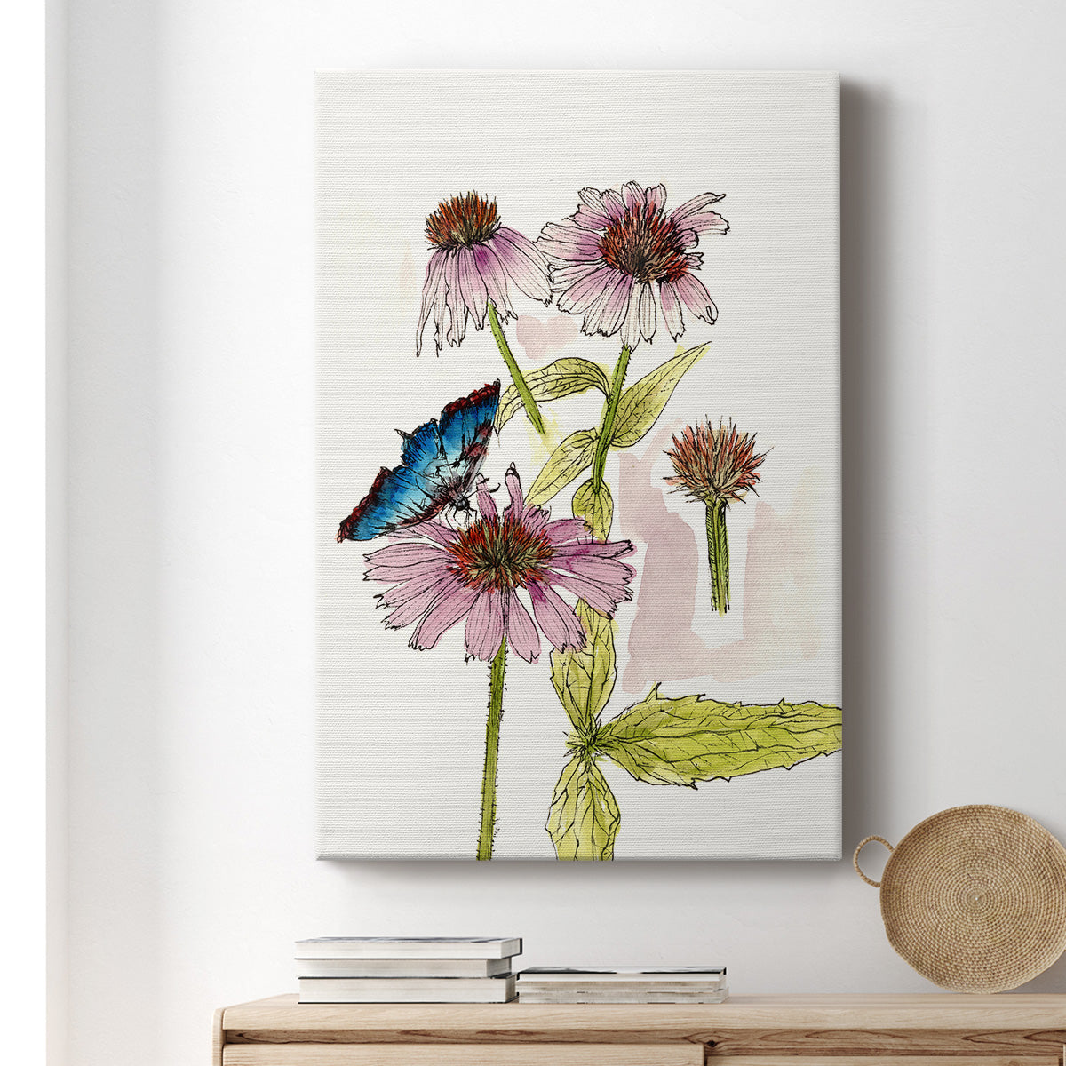 Floral Field Notes II - Canvas Art Print