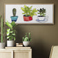 Vibing Succulents II - Floater Framed Canvas Print