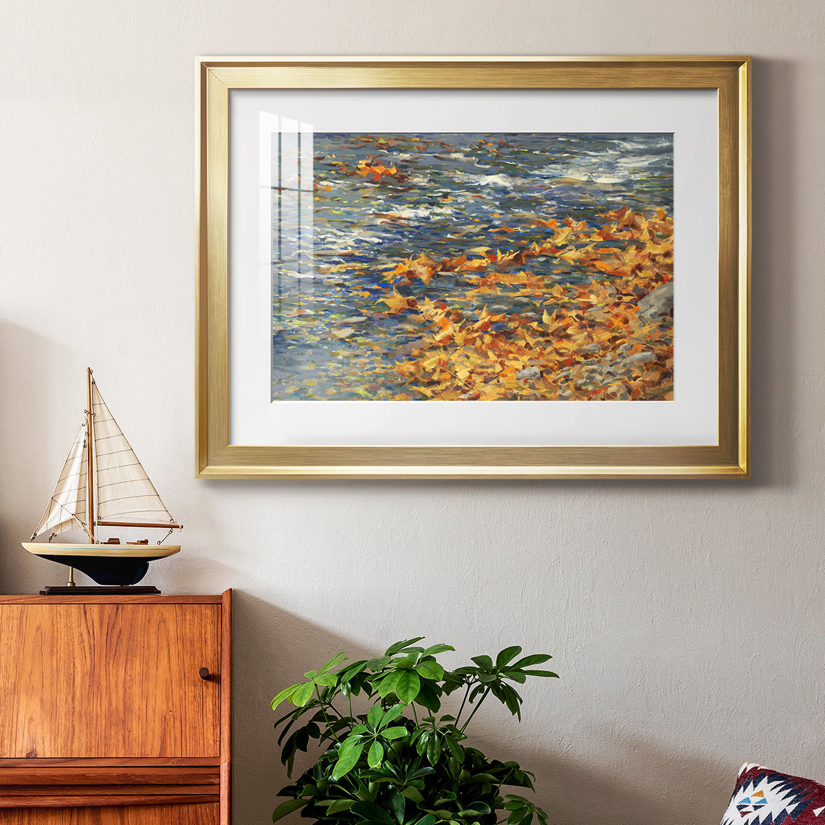 Autumn Creek Premium Framed Print - Ready to Hang