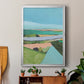 Bright Colored Countryside I - Modern Framed Canvas Print