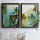 Water and Earth I - Premium Framed Canvas 2 Piece Set - Ready to Hang