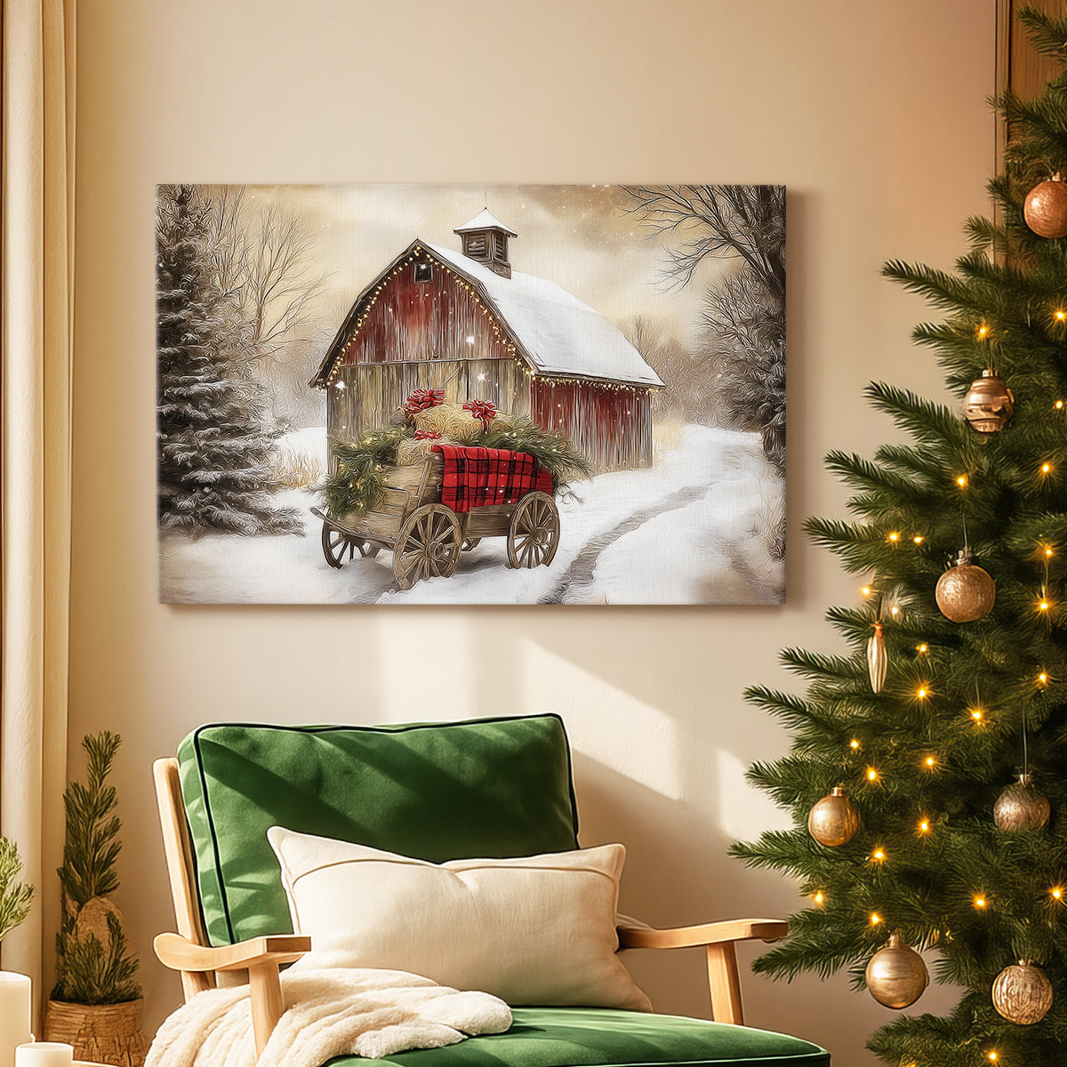 Honeyed Bells at Midnight - Canvas Art Print