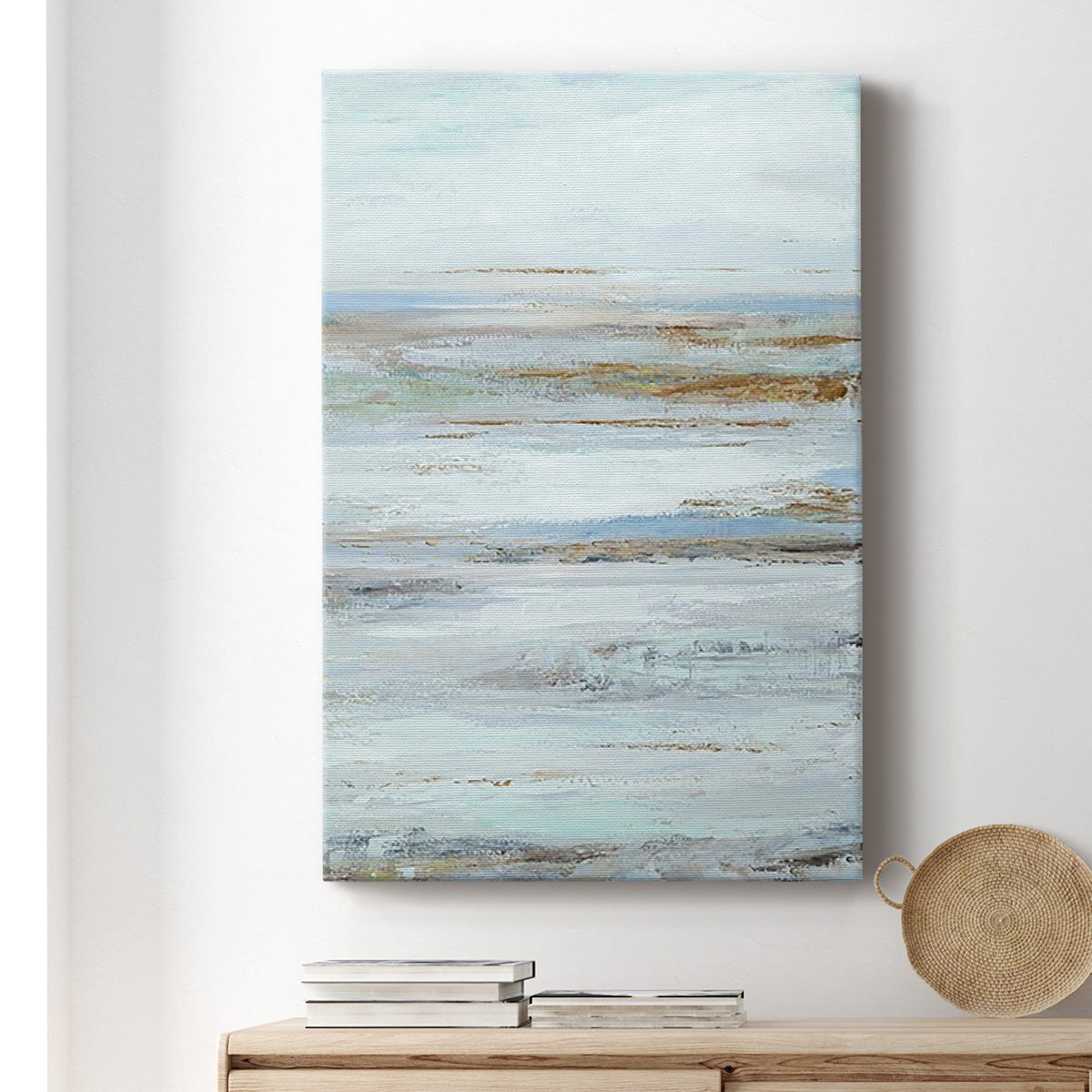 Muted Misty Marsh II - Canvas Art Print