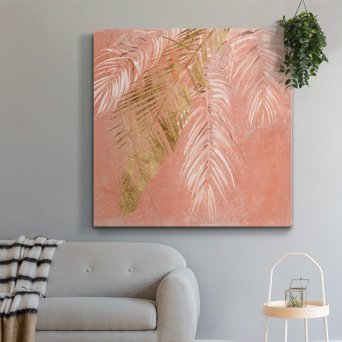 Golden Palms I - Canvas Art Print