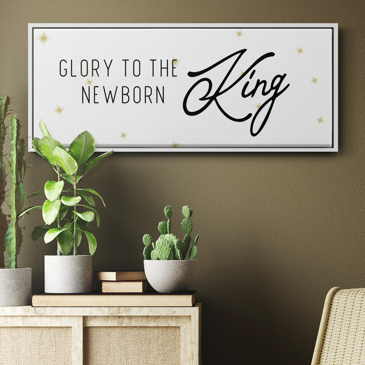 Glory - Floater Framed Canvas Print