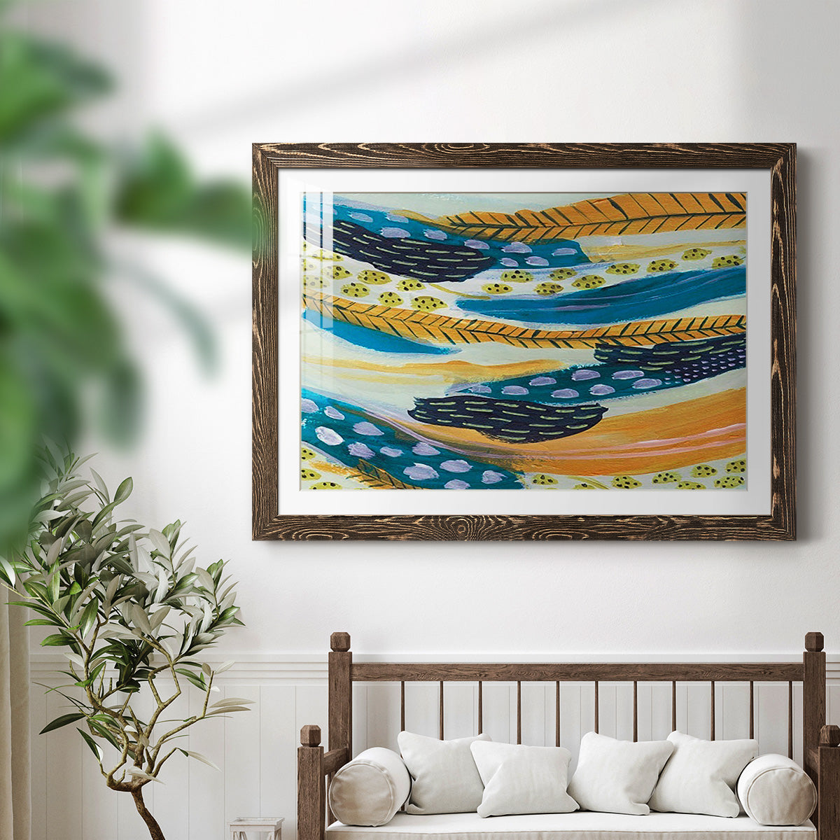 Feathery III-Premium Framed Print - Ready to Hang