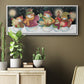 Christmas Lineup - Floater Framed Canvas Print