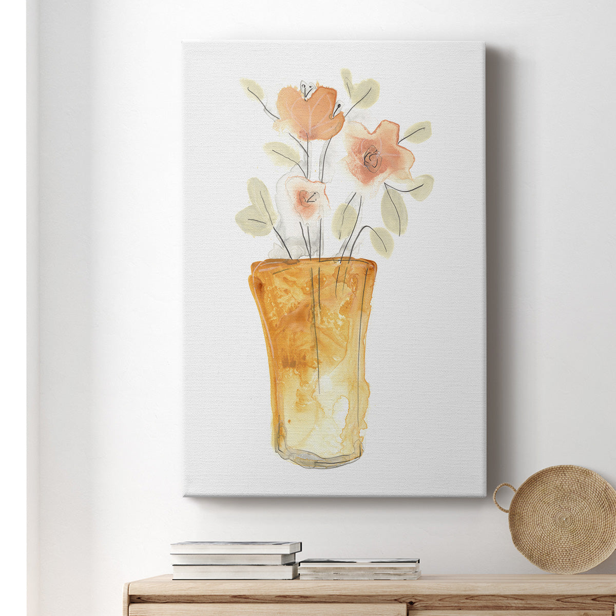 Blossom Pop Study I Premium Gallery Wrapped Canvas - Ready to Hang