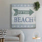 Beach Sign VII-Premium Gallery Wrapped Canvas - Ready to Hang