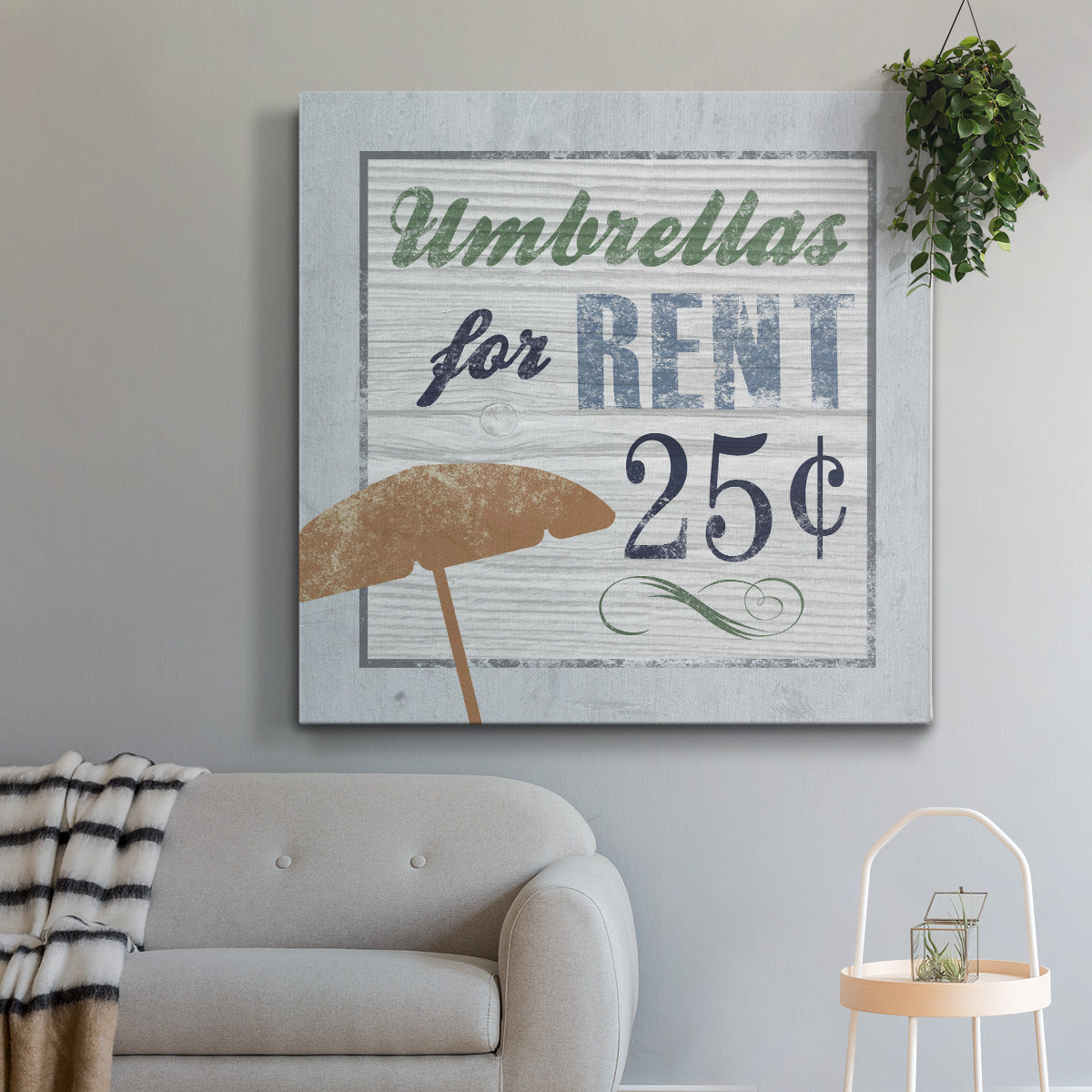 Beach Sign III - Canvas Art Print