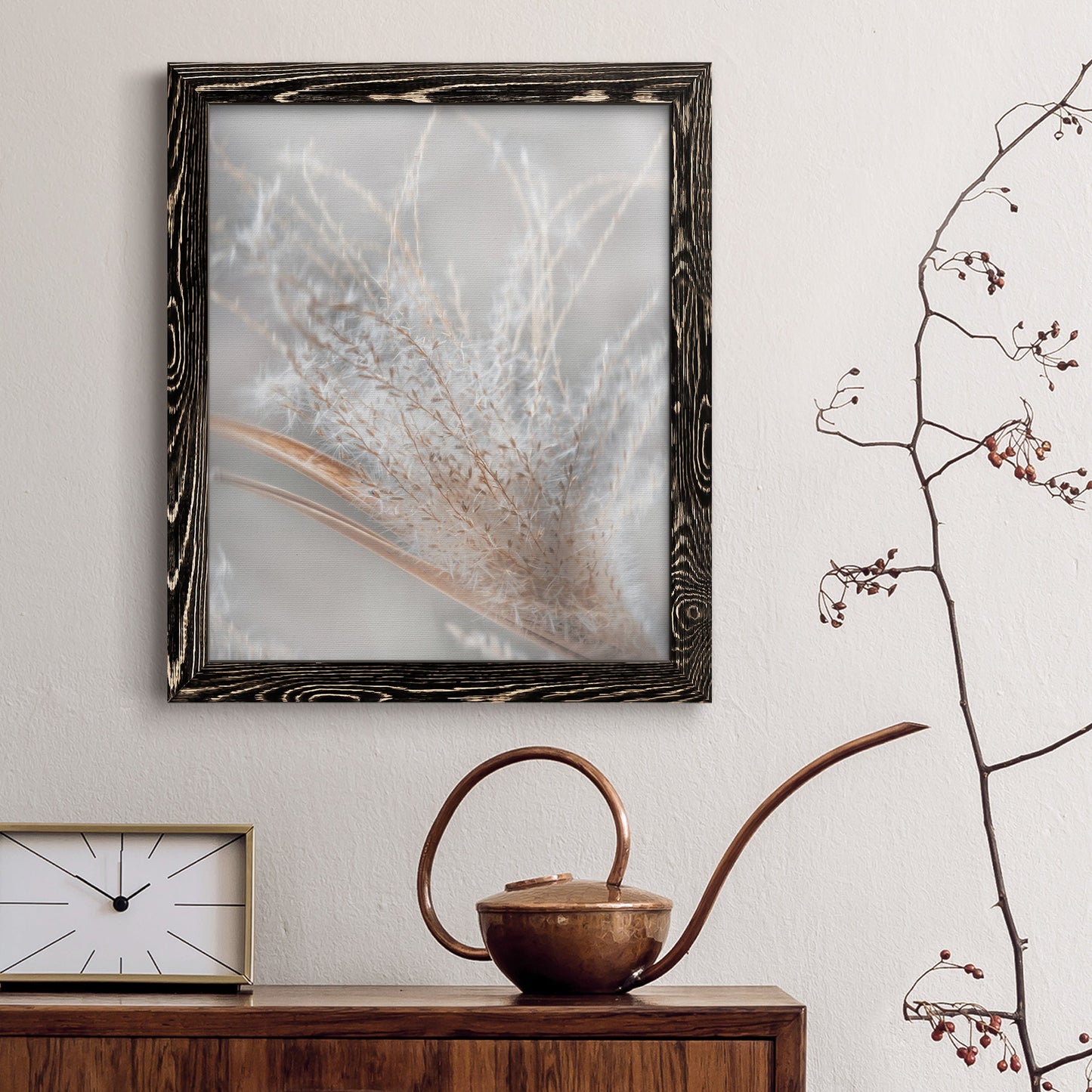 Summer Wisps II - Premium Canvas Framed in Barnwood - Ready to Hang