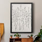 Vertical Arrangement II - Modern Framed Canvas Print