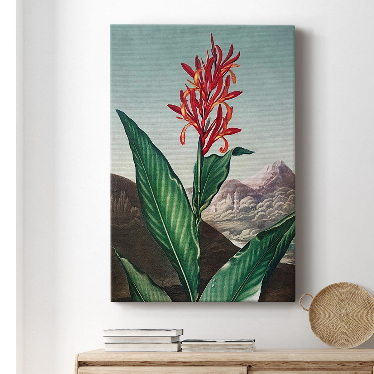 Temple of Flora I - Canvas Art Print