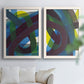 Cool Network I - Premium Framed Canvas 2 Piece Set - Ready to Hang