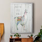 Llama Little Things - Modern Framed Canvas Print