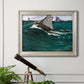The Green Wave - Ornate Framed Canvas Print