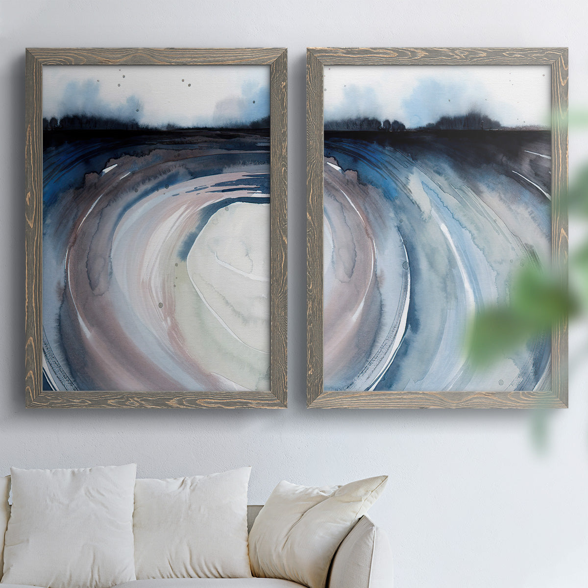 Geode Valley I - Premium Framed Canvas - Ready to Hang