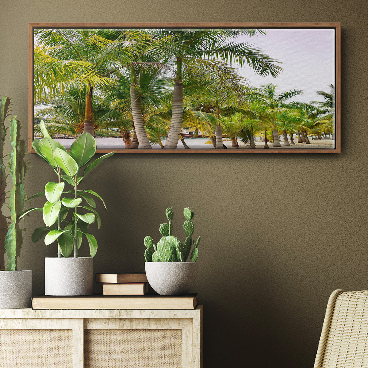 Summer Day - Floater Framed Canvas Print