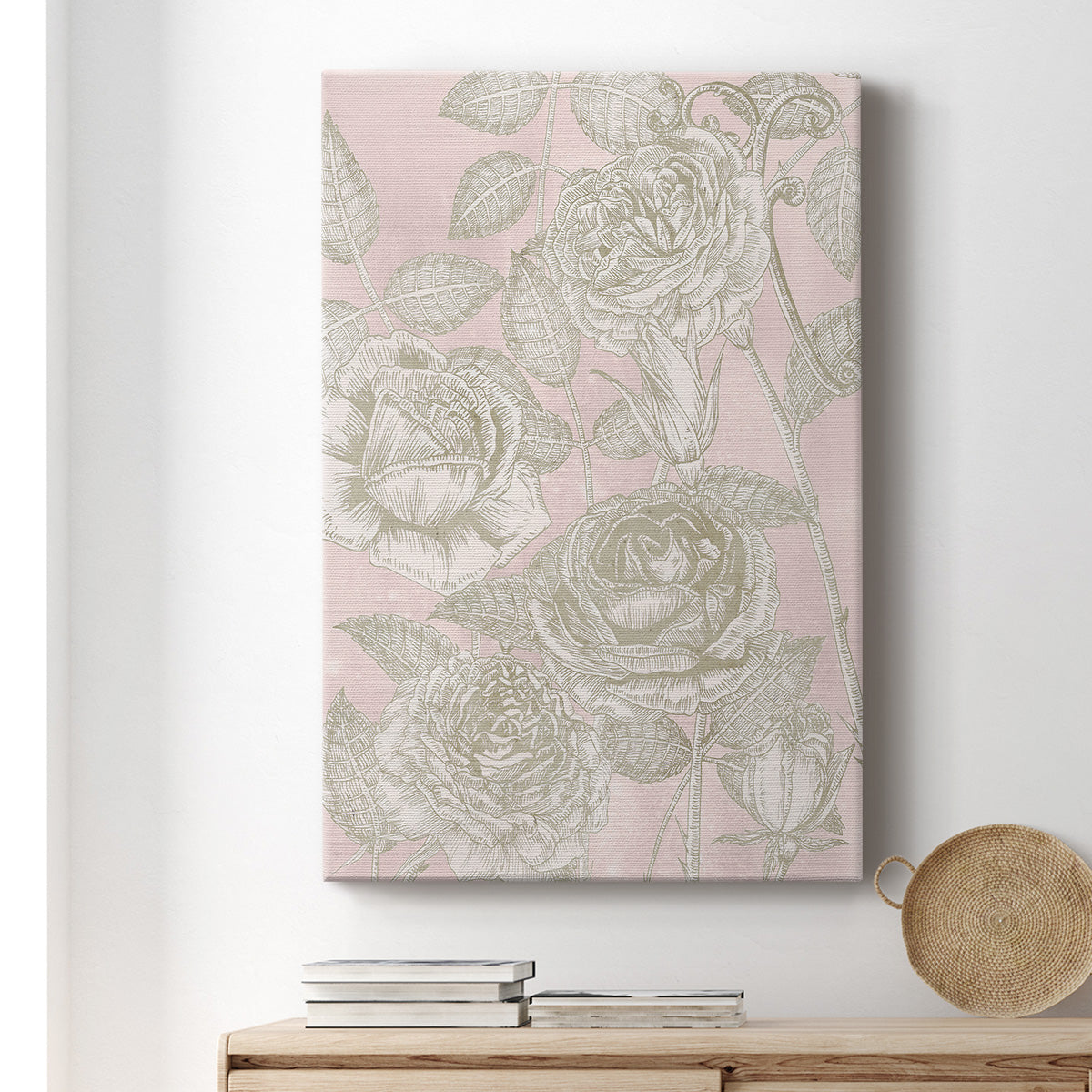 Blooming Roses II Premium Gallery Wrapped Canvas - Ready to Hang