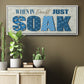 When in Doubt - Floater Framed Canvas Print