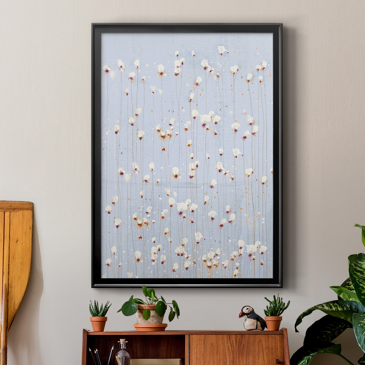 String Theory V1 - Modern Framed Canvas Print