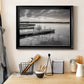 Soft Summer Sunrise - Modern Framed Canvas Print
