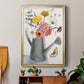 Watering Can Bouquet II - Modern Framed Canvas Print