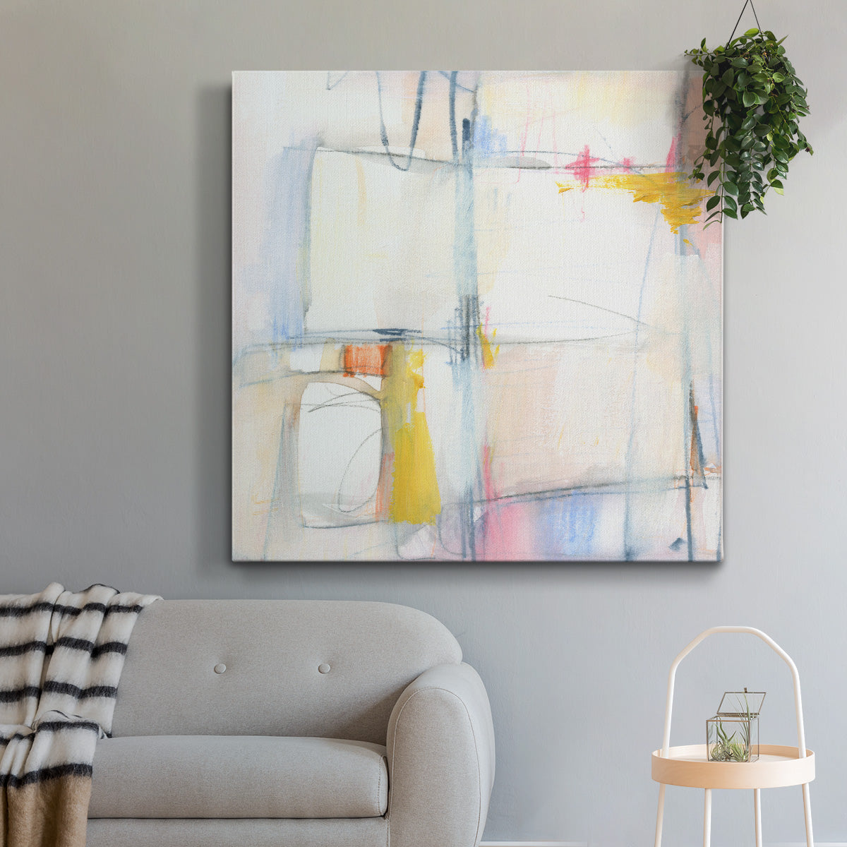 Pastel Meld I - Canvas Art Print