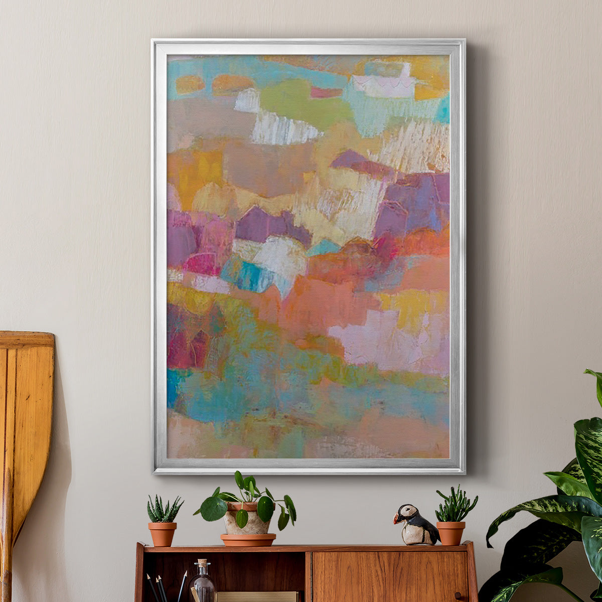Kindill II - Modern Framed Canvas Print