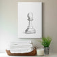 Chess Piece Study VI Premium Gallery Wrapped Canvas - Ready to Hang