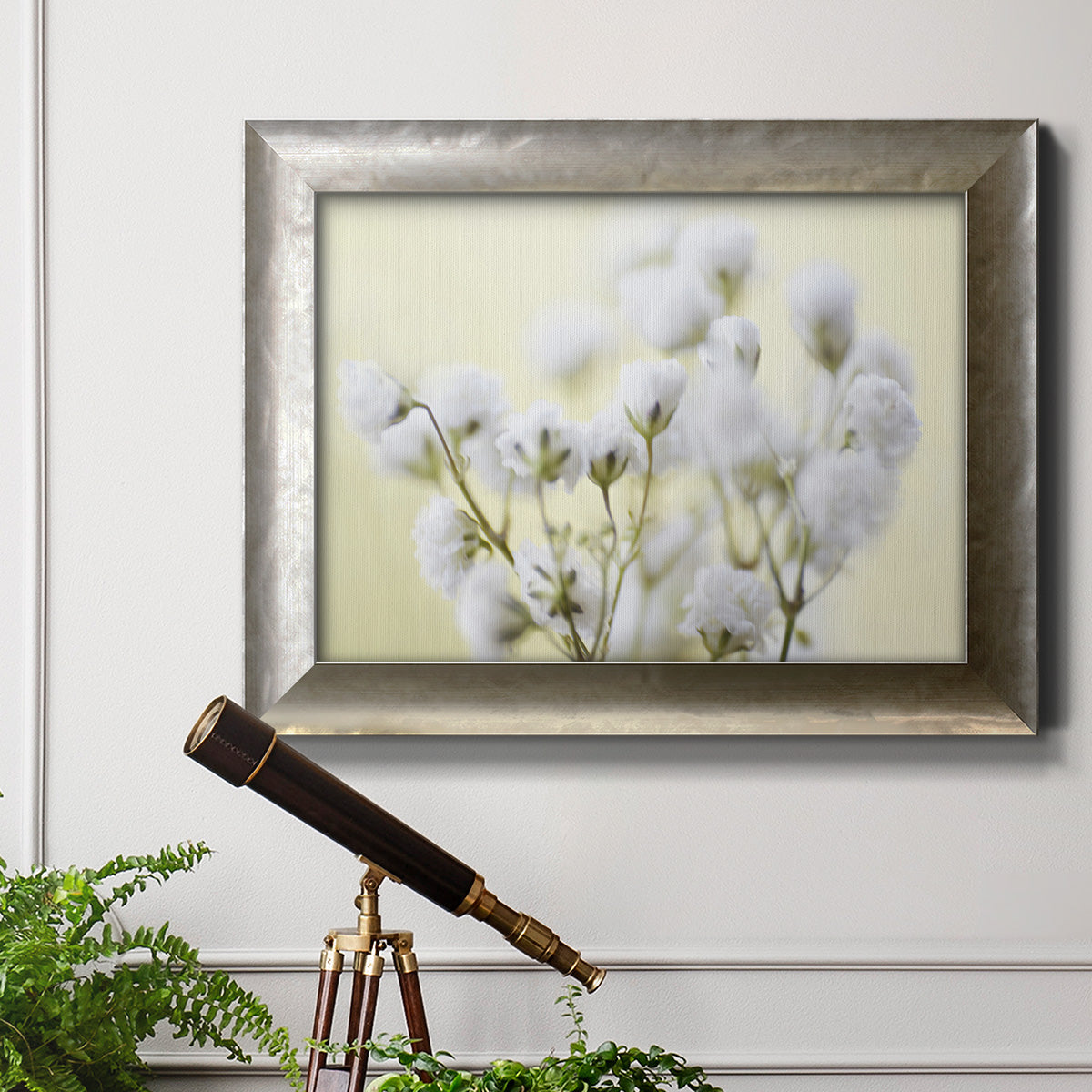 Baby's Breath Study IV Premium Framed Canvas- Ready to Hang