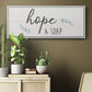 Hope & Soap - Floater Framed Canvas Print