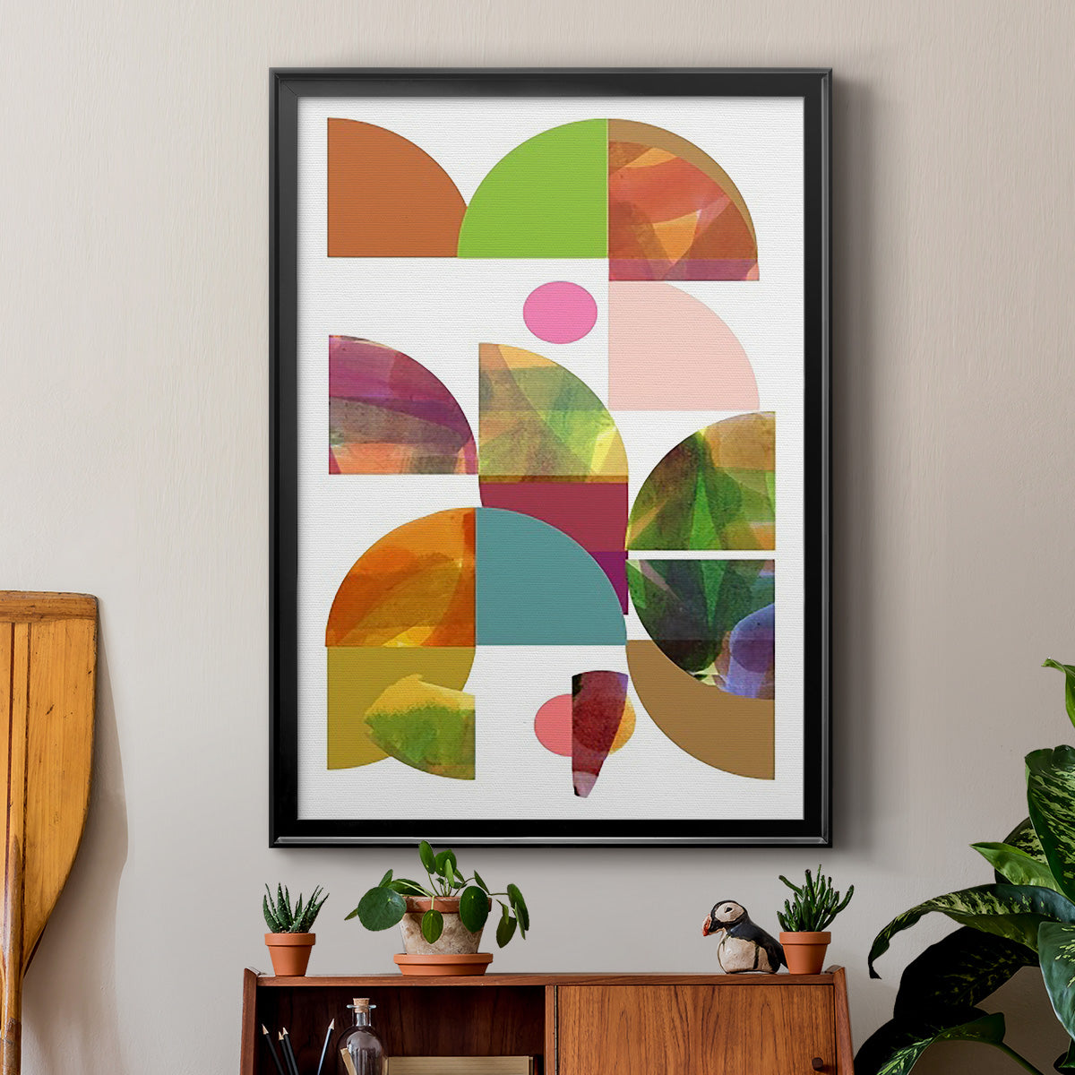 Dorset Shapes II - Modern Framed Canvas Print