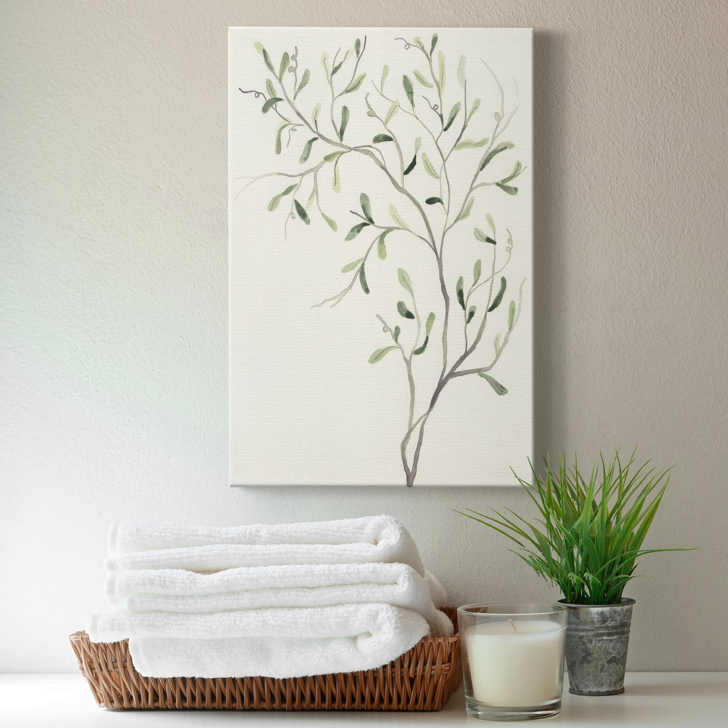 Spindle Sprig I Premium Gallery Wrapped Canvas - Ready to Hang