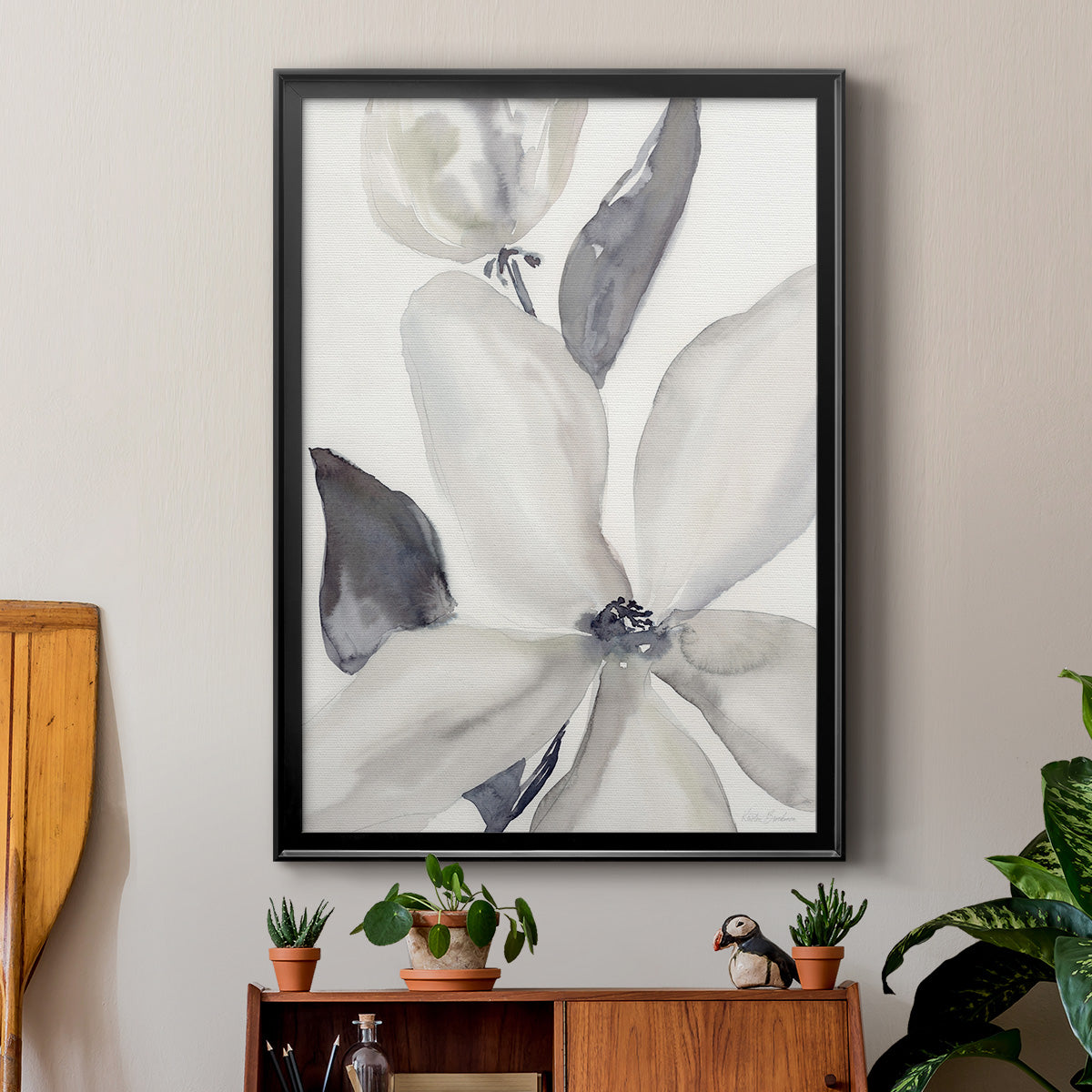 Daybreak Bloom II - Modern Framed Canvas Print