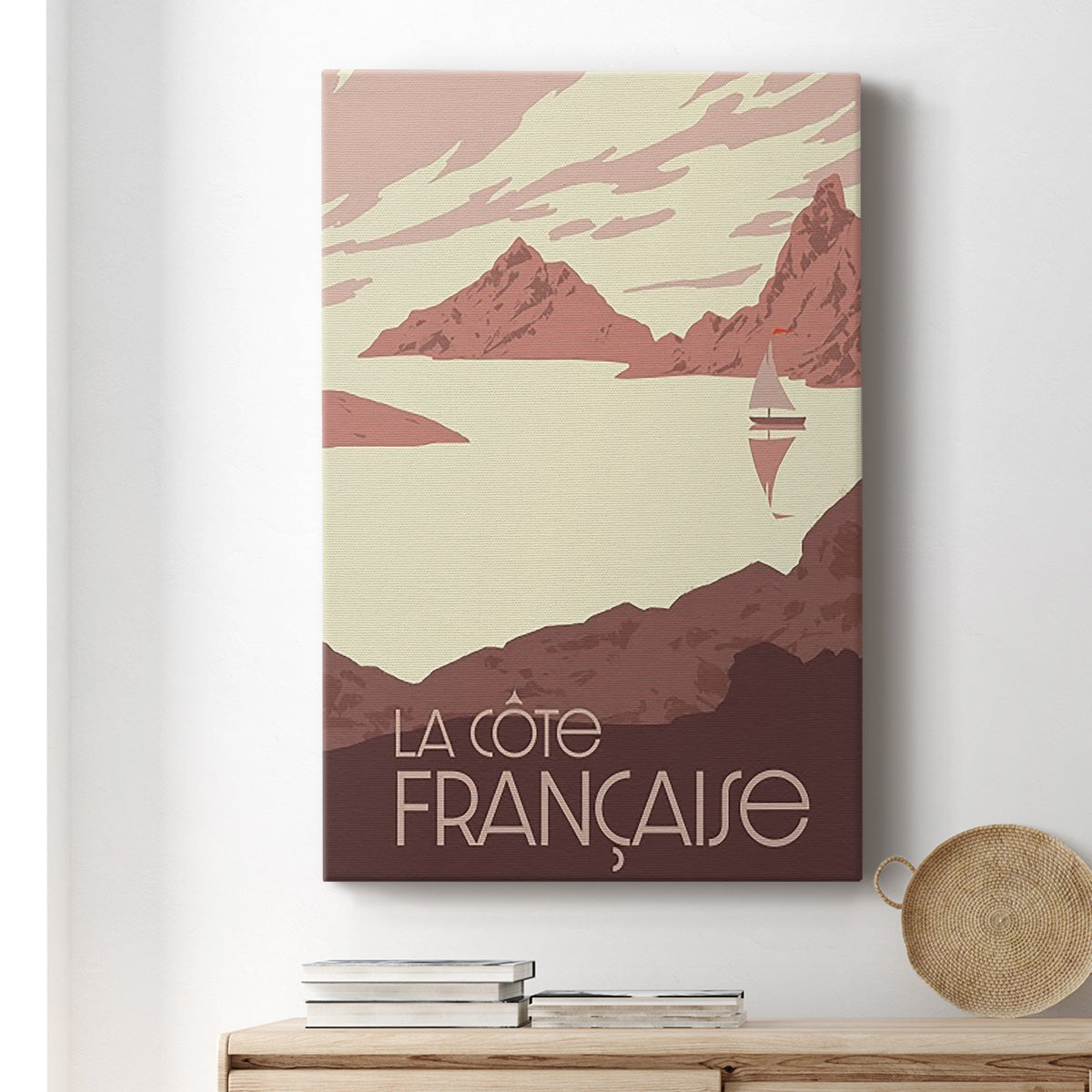 French Coast II - Canvas Art Print