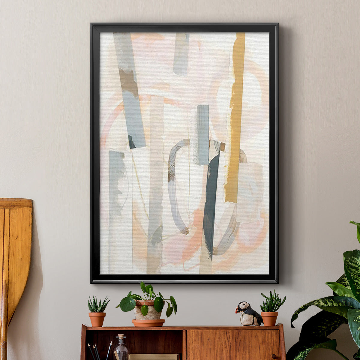 Melon Litmus IV - Modern Framed Canvas Print