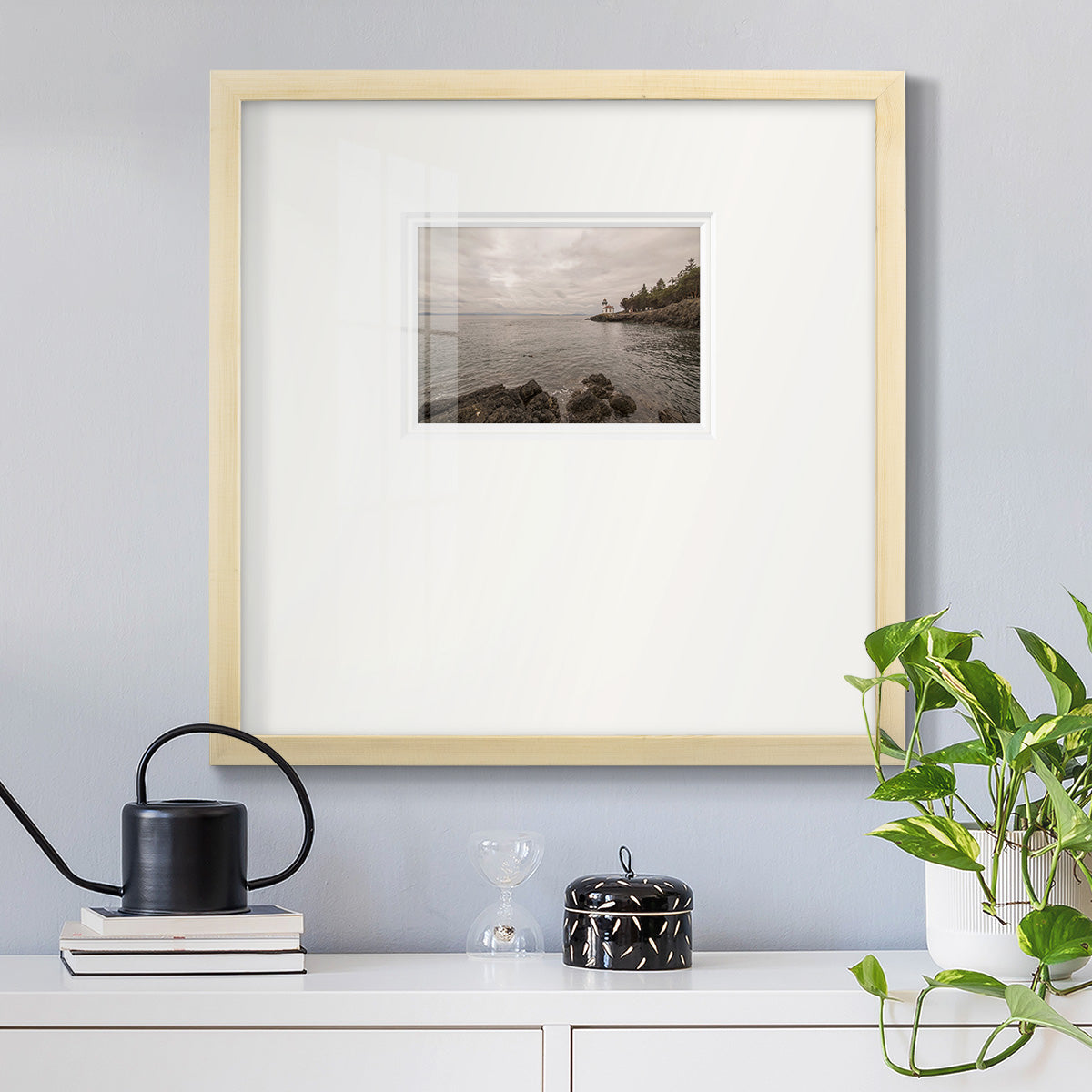 Solitary- Premium Framed Print Double Matboard