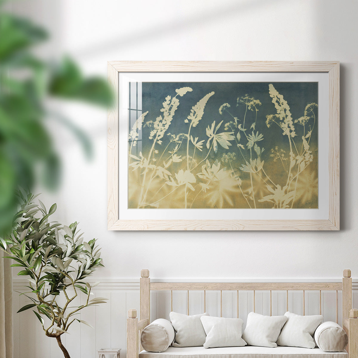 Solstice Lupine - Barnwood Framed Art Print