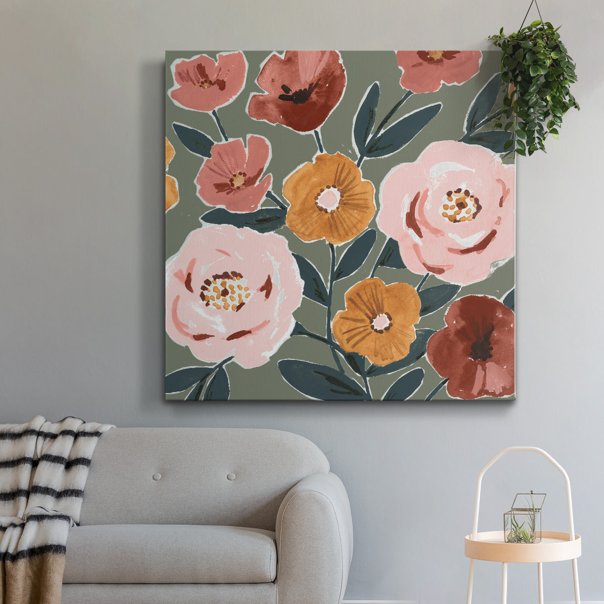 Fair Flowers I - Canvas Art Print