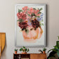 Mauve Bouquet in Teapot I - Modern Framed Canvas Print