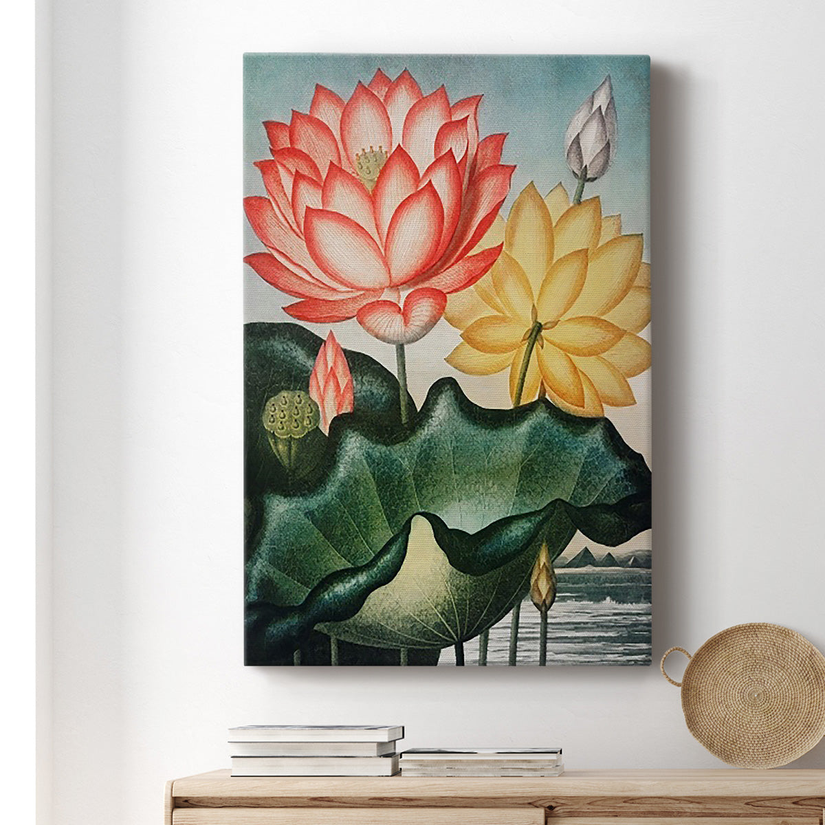 Temple of Flora V - Canvas Art Print